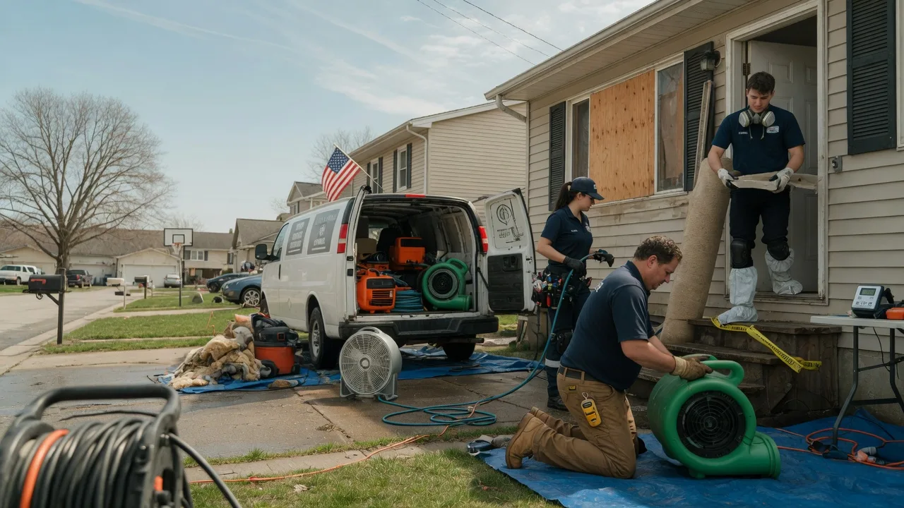 Water Damage Restoration in Laotto, IN near me